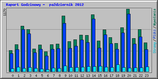 Raport Godzinowy -  padziernik 2012